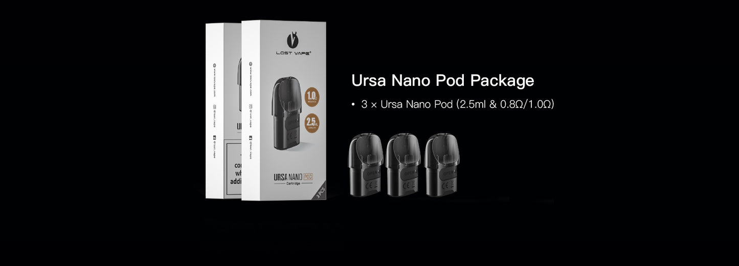 Lost Vape Ursa Nano Replacement Pods per Pod