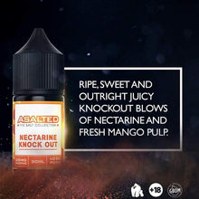 Load image into Gallery viewer, Gbom Asalted Nectarine Knockout Nic Salts 30ml
