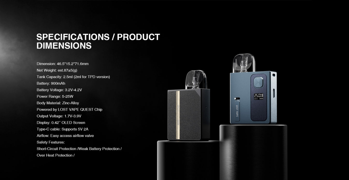 Lost Vape Ursa Baby Pro Pod Kit