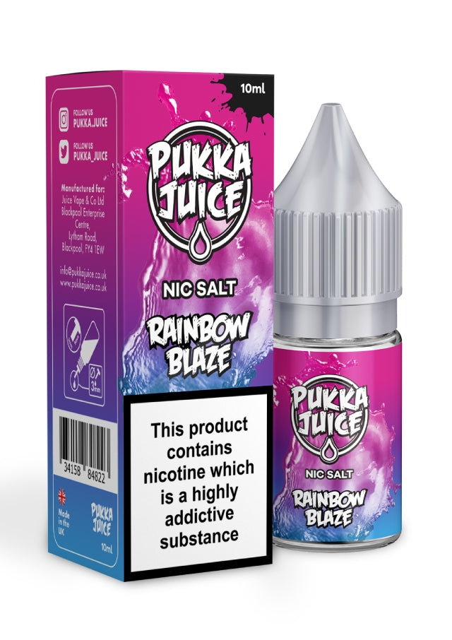 Pukka Juice Rainbow Blaze Nic Salts 30ml