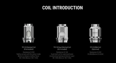 Smok TFV18/Mini Coils per coil