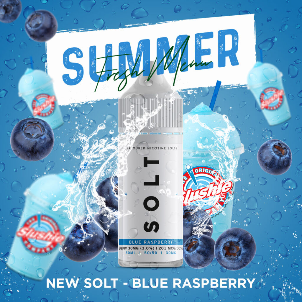 SOLT Blue Raspberry Nic Salts 30ml