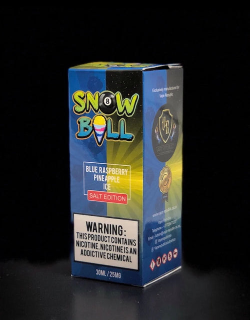 8 Ball Snowball Pineapple Blue Raspberry Nic Salts 30ml 50mg