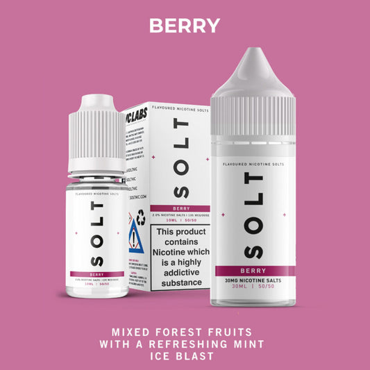 SOLT Berry Nic Salts 30ml 30mg