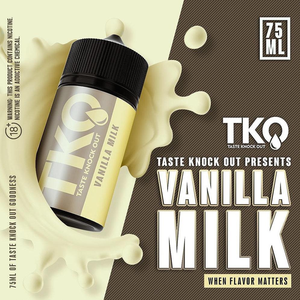 TKO Vanilla Milk 75ml 3mg