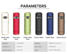 Load image into Gallery viewer, Voopoo VMATE E Pod Kit 1200mAh
