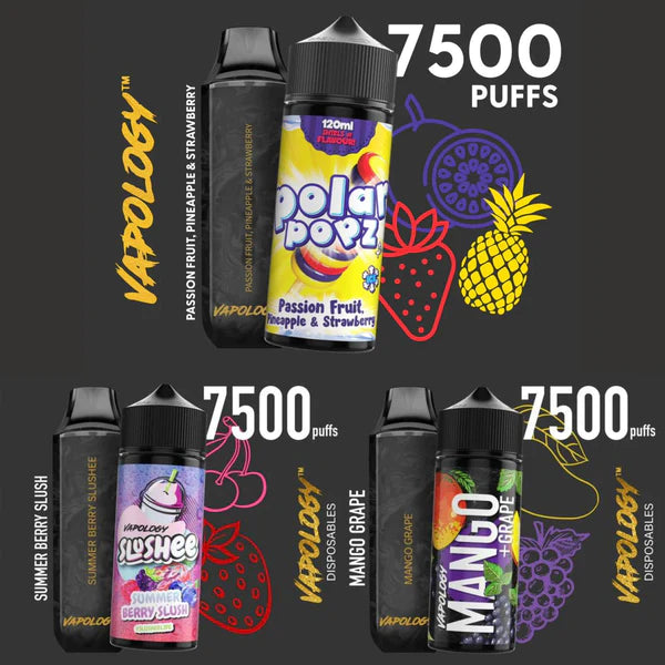 Vapology 7500 Puff Disposables 5%