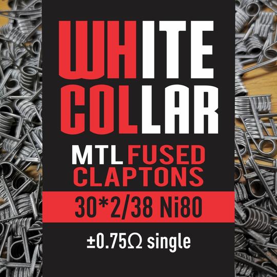 White Collar MTL Fused Clapton - Red