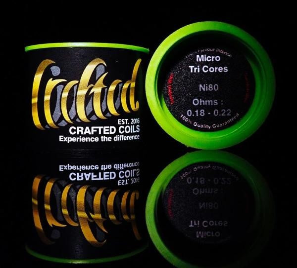 Crafted Coils Micro Tri-Cores - Green