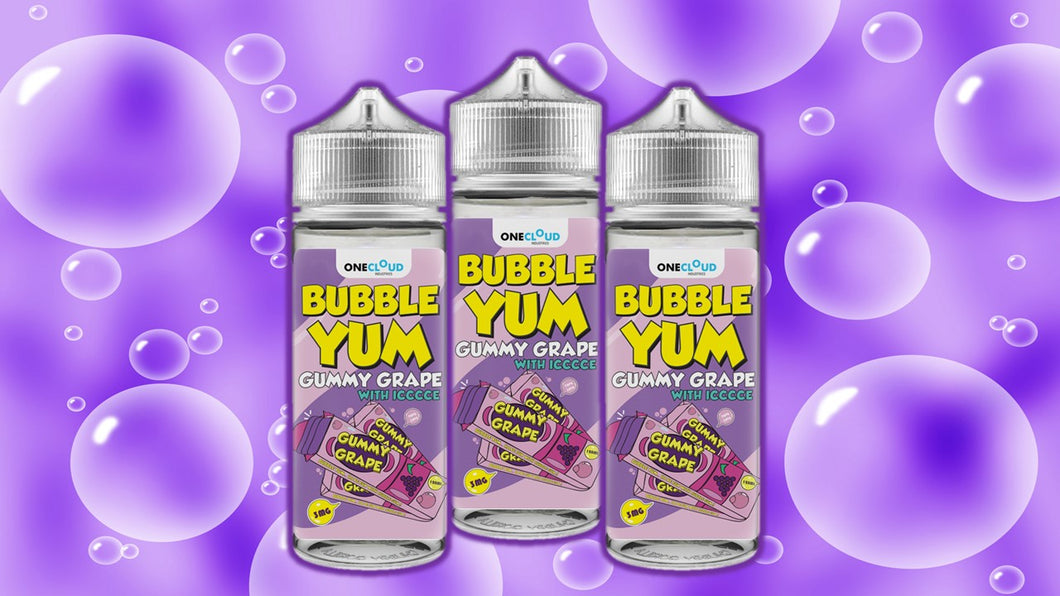 One Cloud Bubbleyum Gummy Grape 120ml 2mg