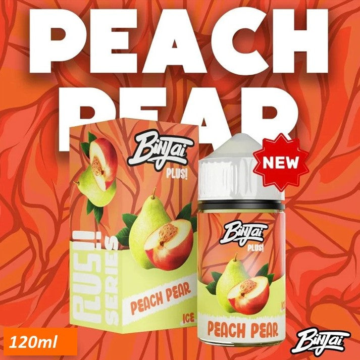 Binjai Juice Peach Pear Ice 120ml 3mg