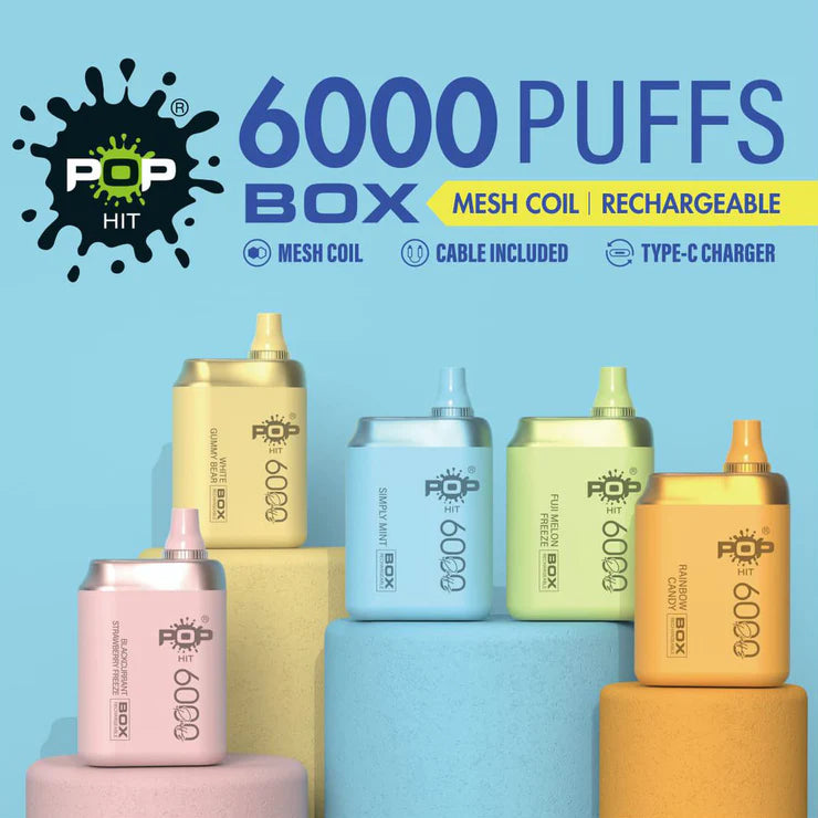 Pophit 6000 Puff Disposable 5%