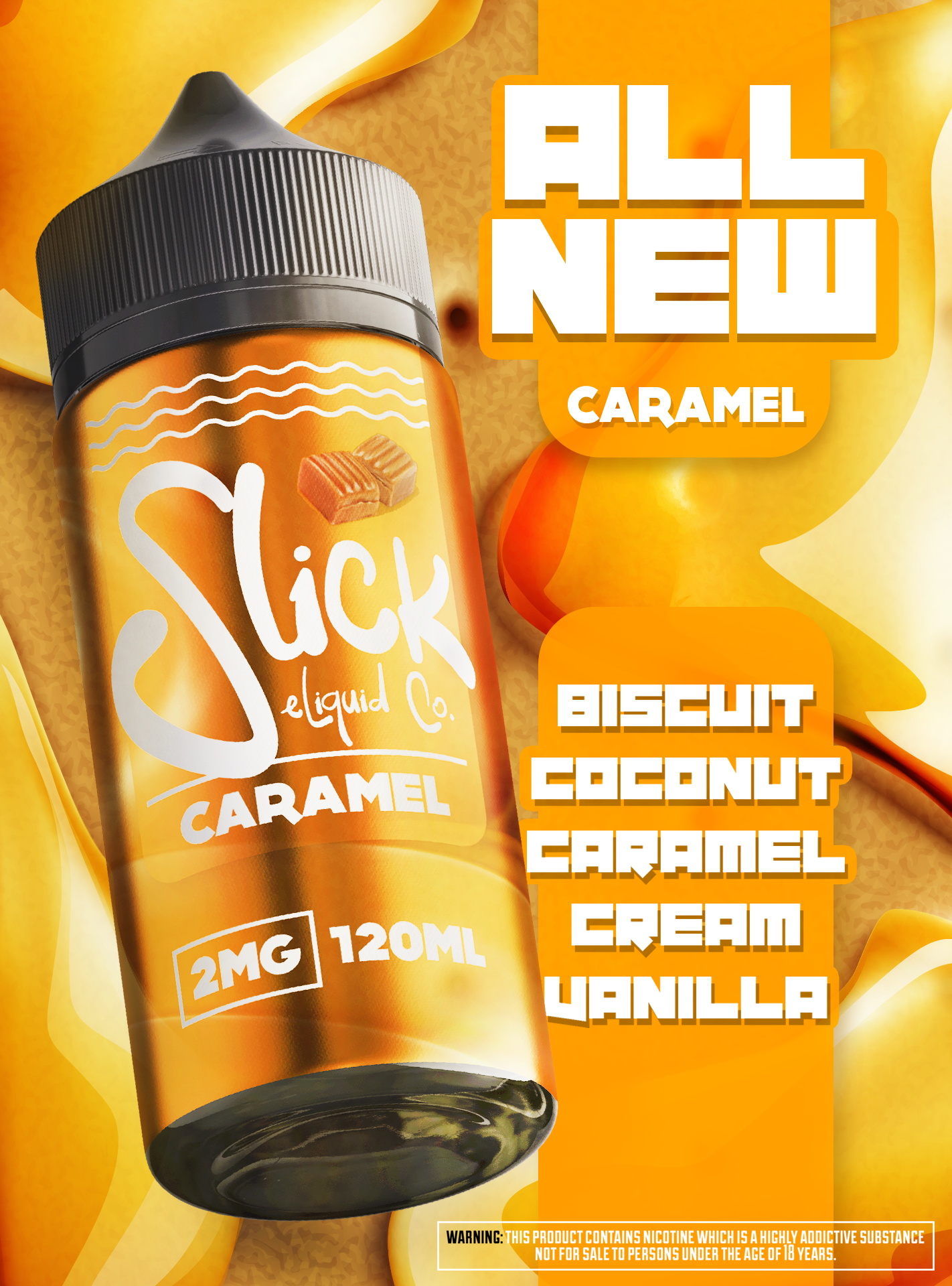 NCV Slick Caramel 120ml 2mg